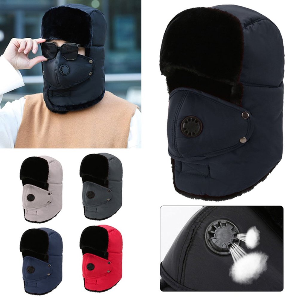 Winter Warm Trapper Hat Aviator Trooper Earflap Ski Cap